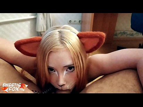 ❤️ कित्सुने तिच्या तोंडात डिक आणि कम गिळले ❤️  mr.banglablog.top वर